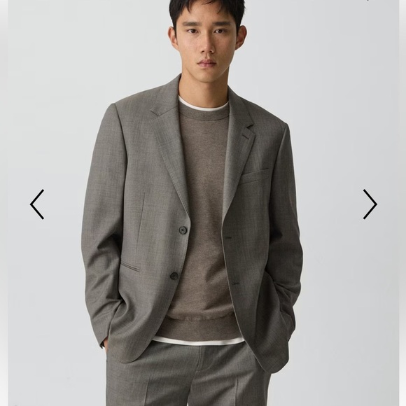 Theory Other - Theory Standard Checked Blazer In Wool